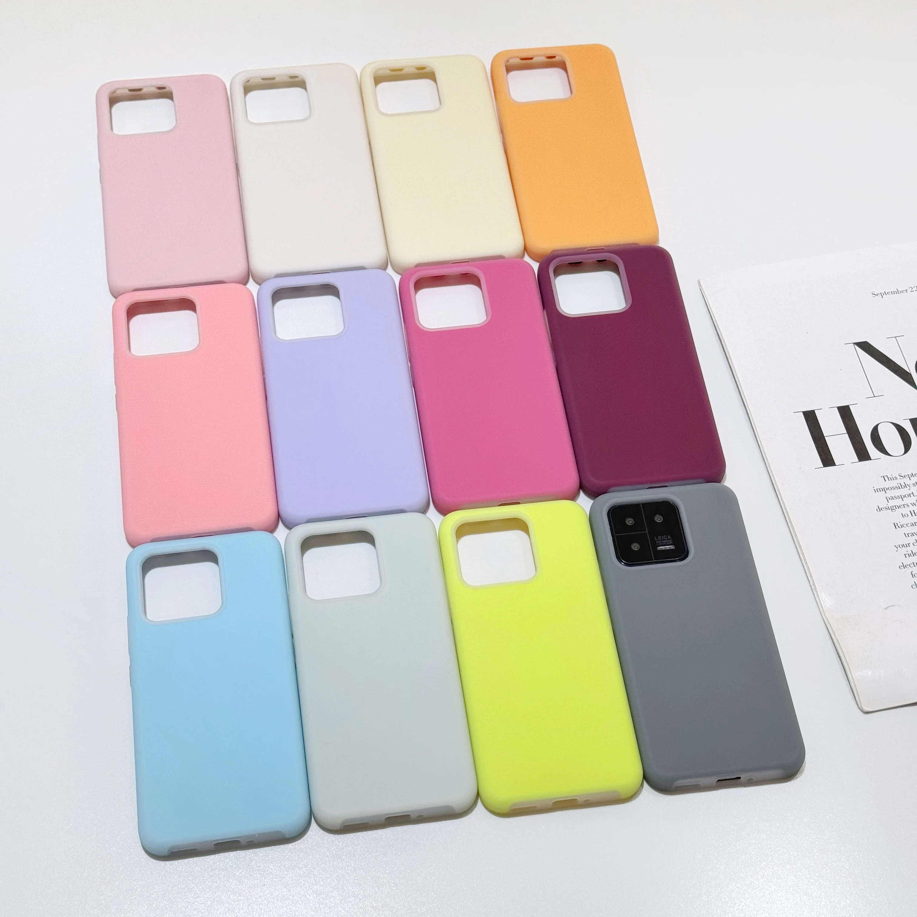 Jelly Liquid Silicone Neon Case - Shockproof 360° Protection, Candy Colors