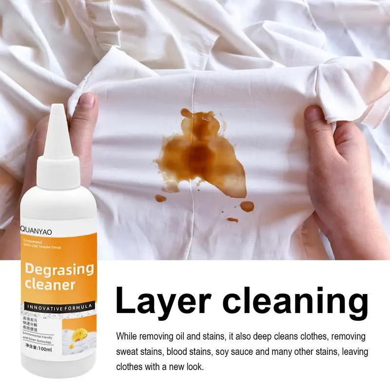 

Stain Remover For Clothes Multifunctional Fast Stain Remover Oil Stain Cleaning Portable Cleaning Products Multi-purpose Cleaner