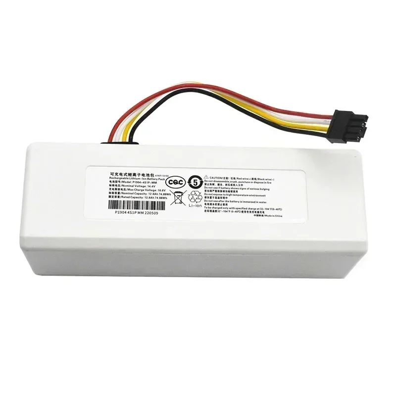 100% Original Robot Battery 1C P1904-4S1P-MM for Xiaomi Mijia Mi Vacuum Cleaner Sweeping Mopping Robot Replacement Battery G1 4