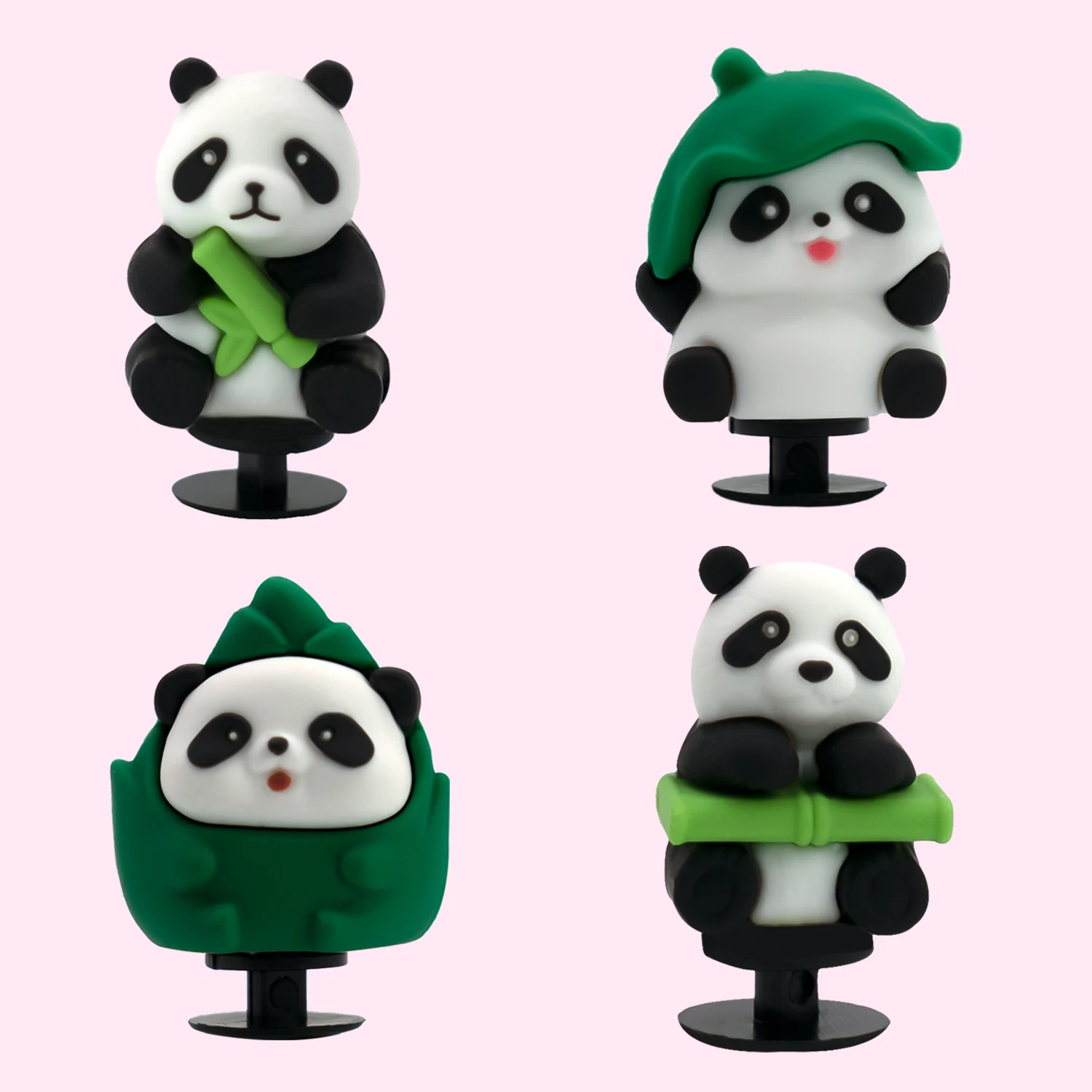 1/4/9 Stück 3D süße Panda Schuh Charms Zubehör Kawaii Tiere Schuh Clips Dekoration Mode Garten Sandalen Pin Clog Jeans – Detail 13