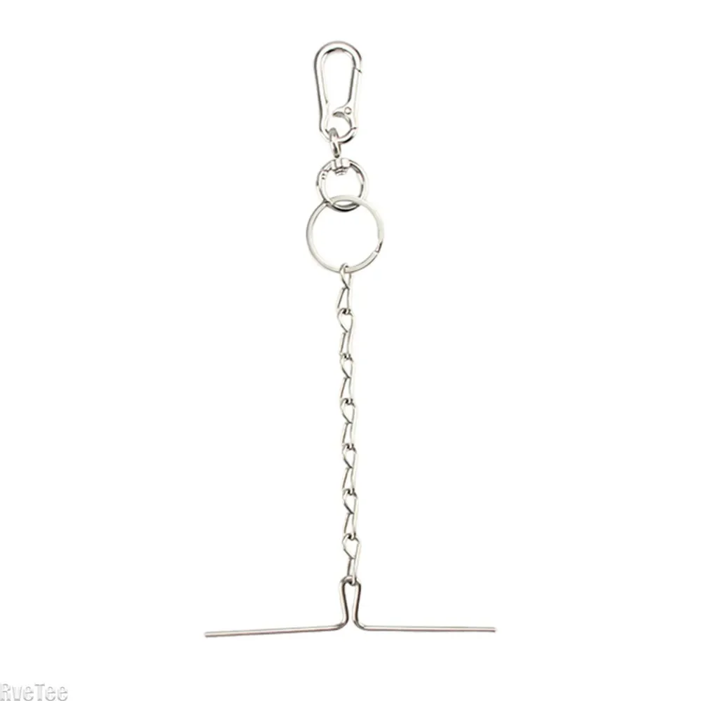 Tape Storage Chain Holder with Hook for Electrician Tool Belt Bag
