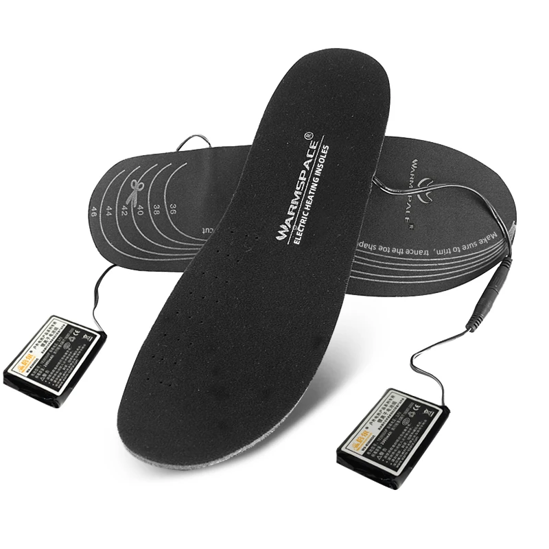 

Batteries Heated Shoe Insoles Feet Warm Sock Pad Mat Electrically Heating Insoles Washable Warm Thermal Insoles Unisex