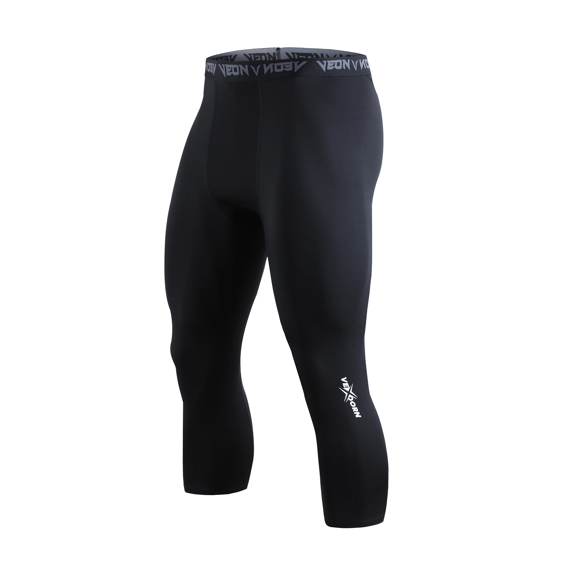 Men's Cool Dry Compression Athletic Leggings and Shorts Set