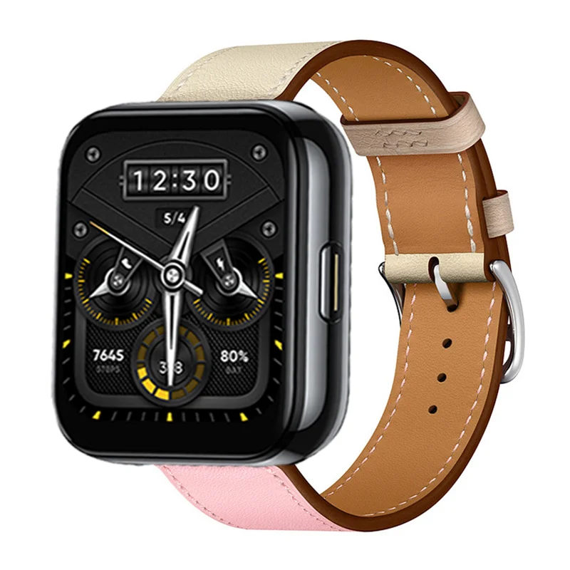 Premium Leather Strap for Smartwatch - Elegant Replacement Wristband Bracelet