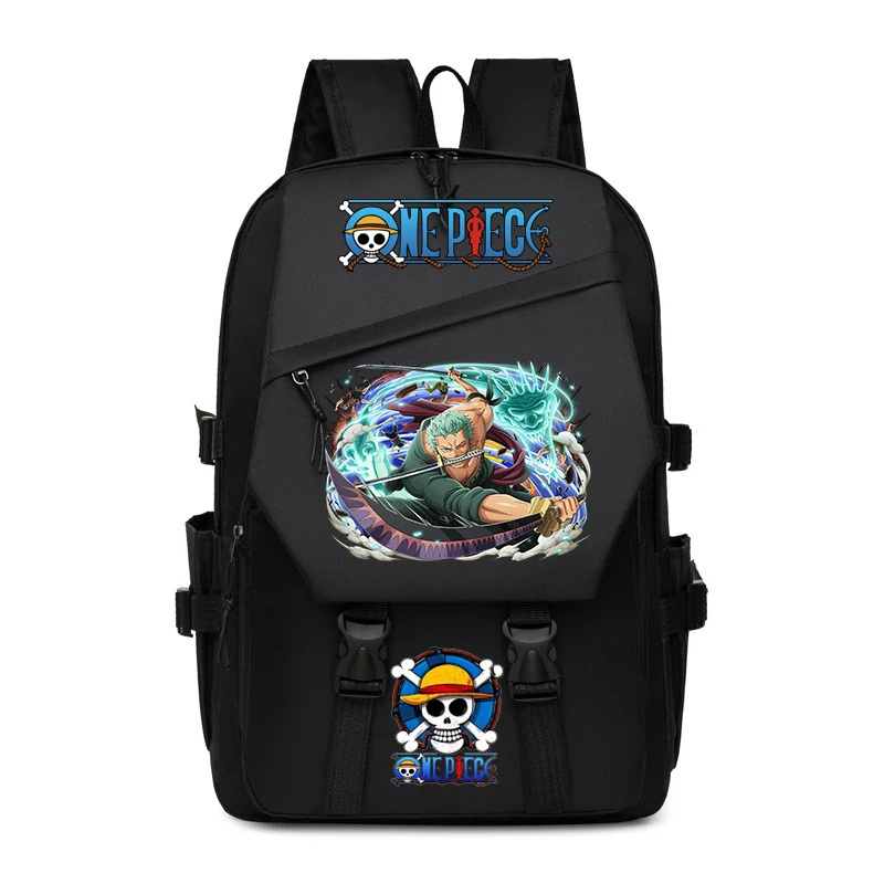 One Piece Mochila de Grande Capacidade para Adolescentes, Crianças, Meninos, Crianças, Estudante, Mochilas Escolares, Unisex, Viagem, Bolsa de Ombro