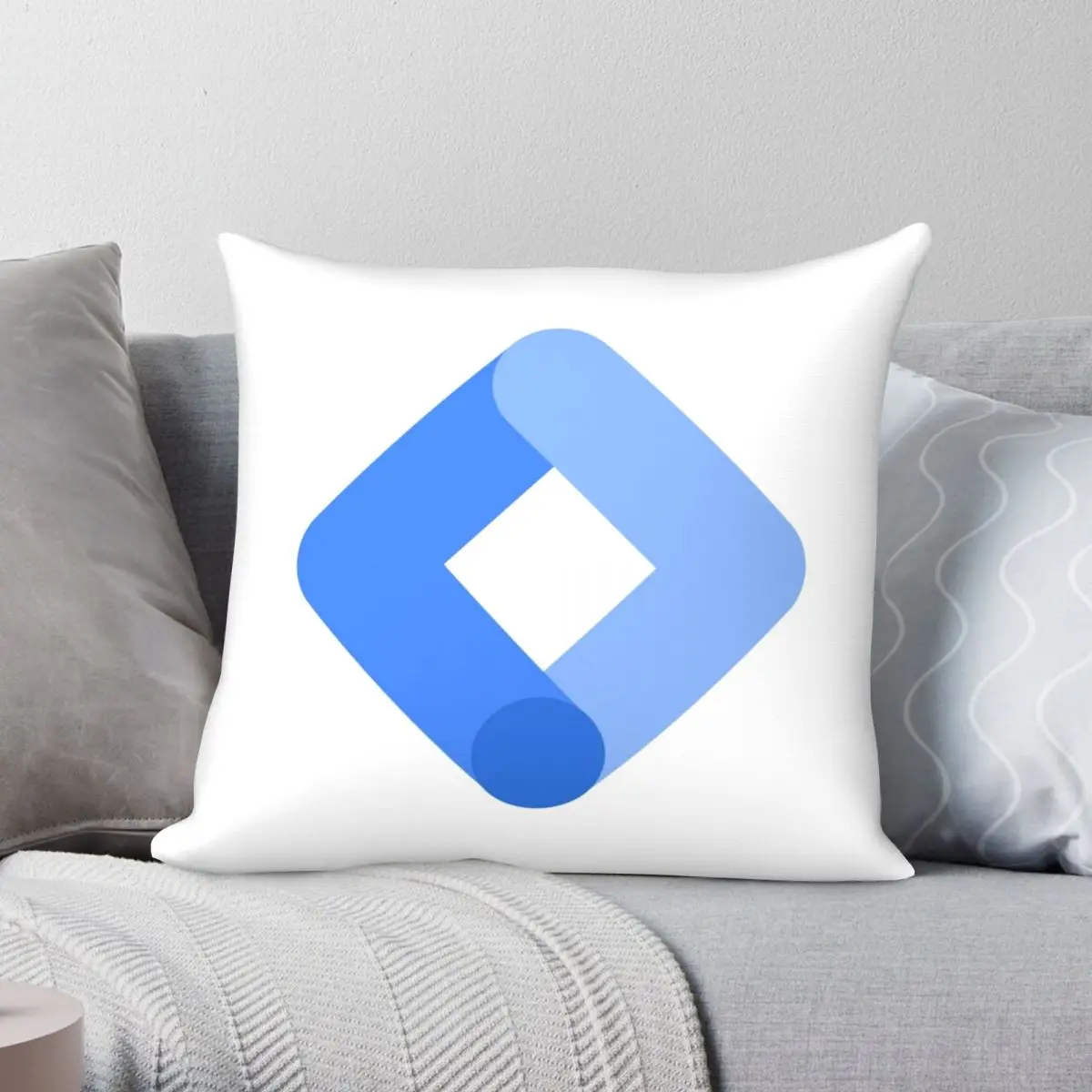 

Google Tag Manager Square Pillowcase Polyester Linen Velvet Printed Zip Decor Room Cushion Cover