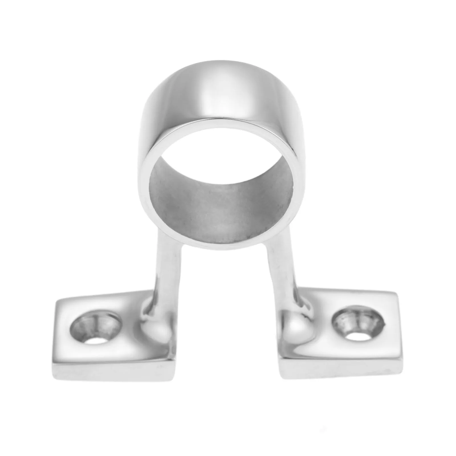 1 Pc Marine 316 Stainless Steel Boat 90 Degree Center Bracket Hand Rail Fitting Stanchion Mount Hardware For 25mm 1in Pipe Tube boat stainless steel pipe connector hand rail fitting tee 25mm 90 degree elbow tube mount hardware