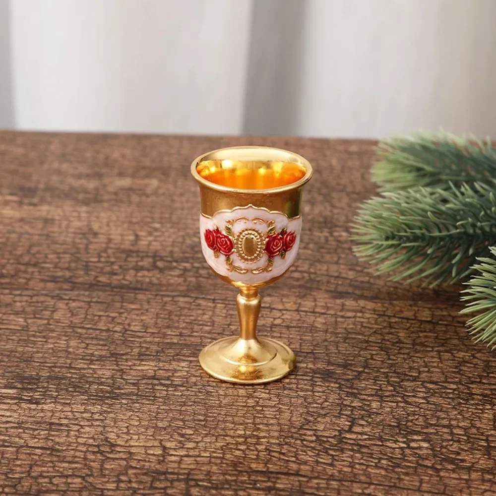 Gold Vintage Wine Goblet - European-Style Drinkware