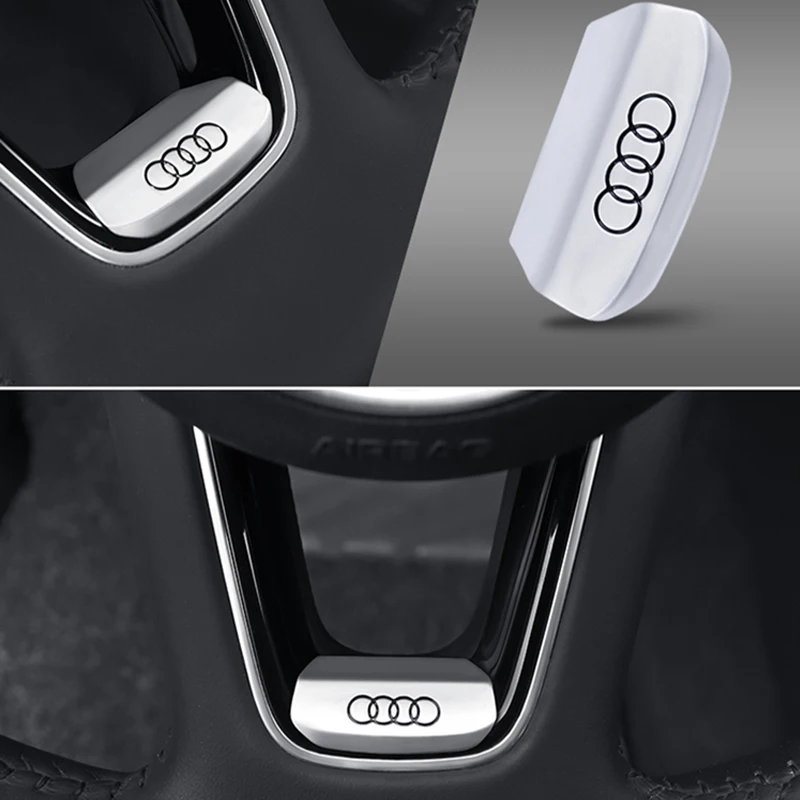 Auto Stuurwiel Decoratie Sticker Voor Audi A4l A3 Q3 Q5 A5 Q2l Auto