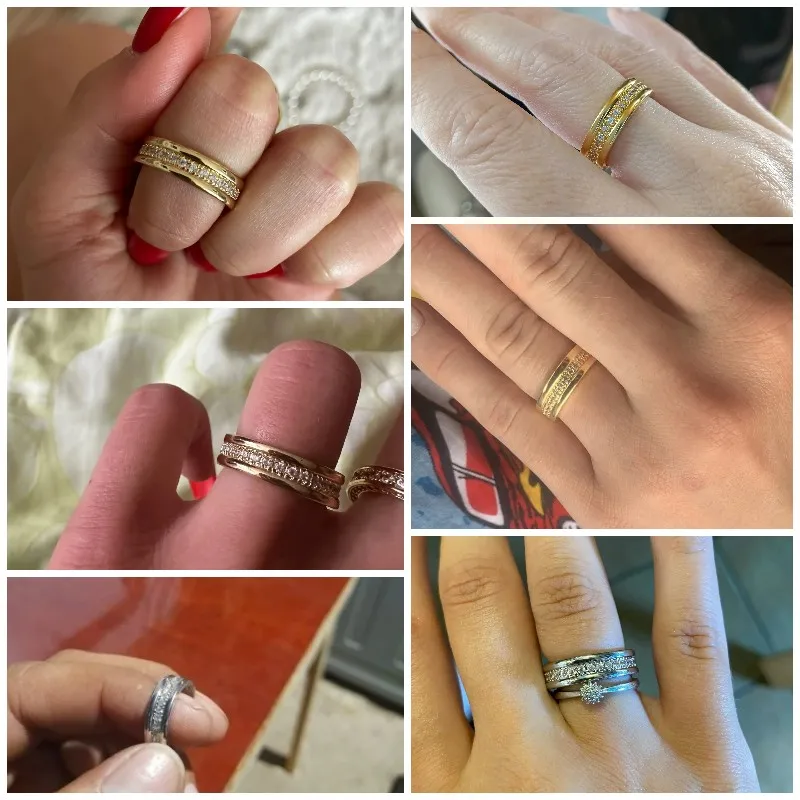 Wedding Ring For Women Micro Paved Cubiz Zircon Finger Ring