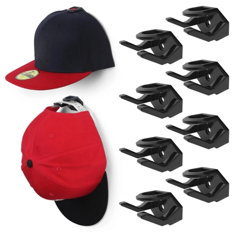 Necklace Storage Adhesive Hook Traceless Hat Hook Hat Hangers for Baseball Caps
