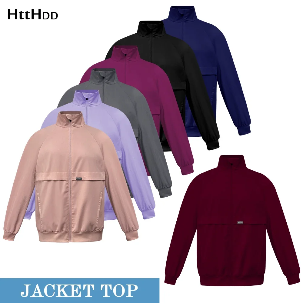 

Medical Clothing for Women Pediatric Nurse Uniform Scrub Jacket Tops Surgical Uniform Overcoat Fashion Working Clothes Wholesale