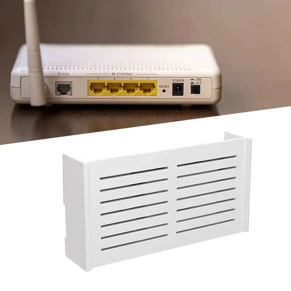 Wifi Cabinet Router Shelf Wall Mount WiFi Router Storage Box 