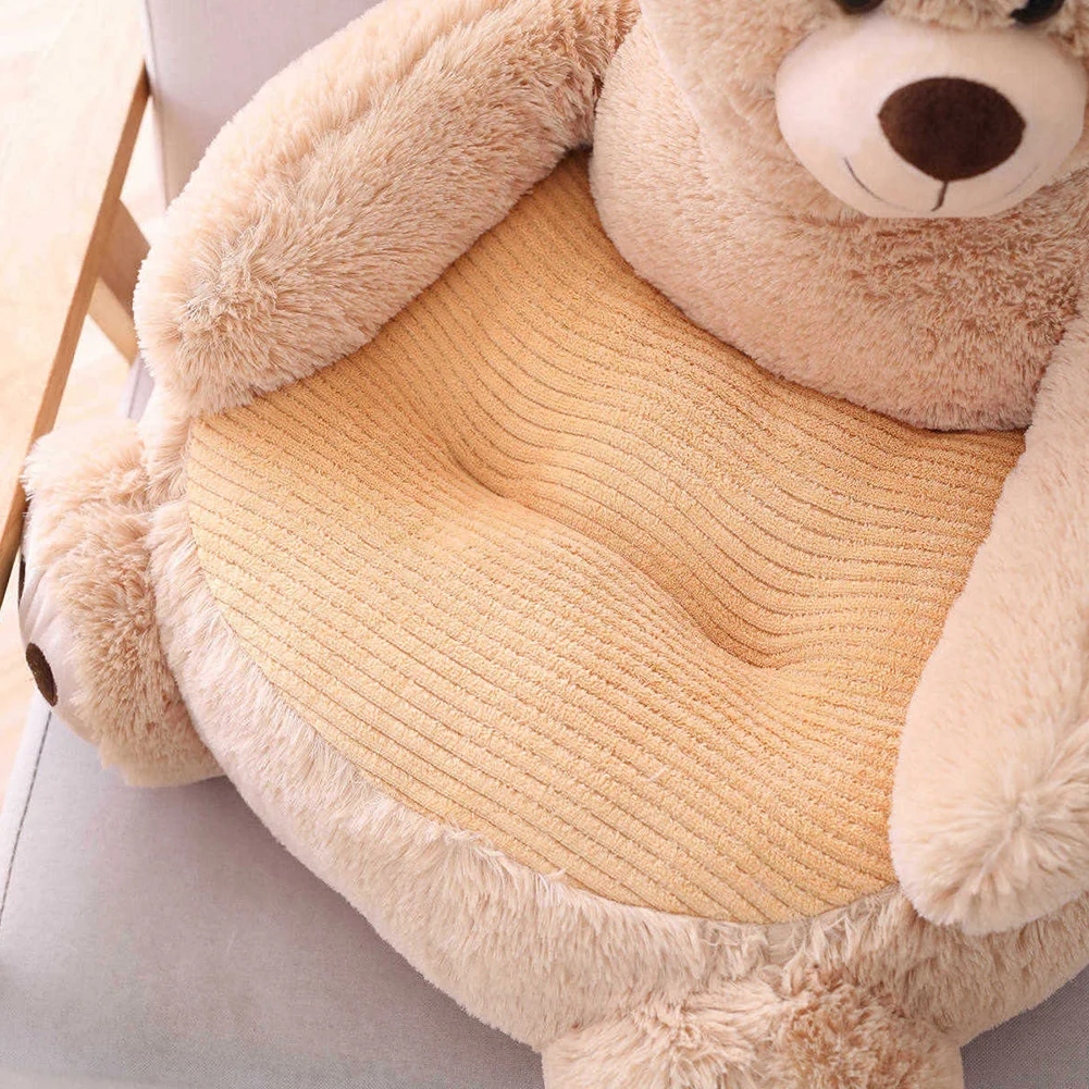 Cute Baby Kids Sofa Cover Cartoon Toys Baby Sofa Cover No Filler Children Bean Bag Chair Soft Plush Toy Learning to Sit Seat