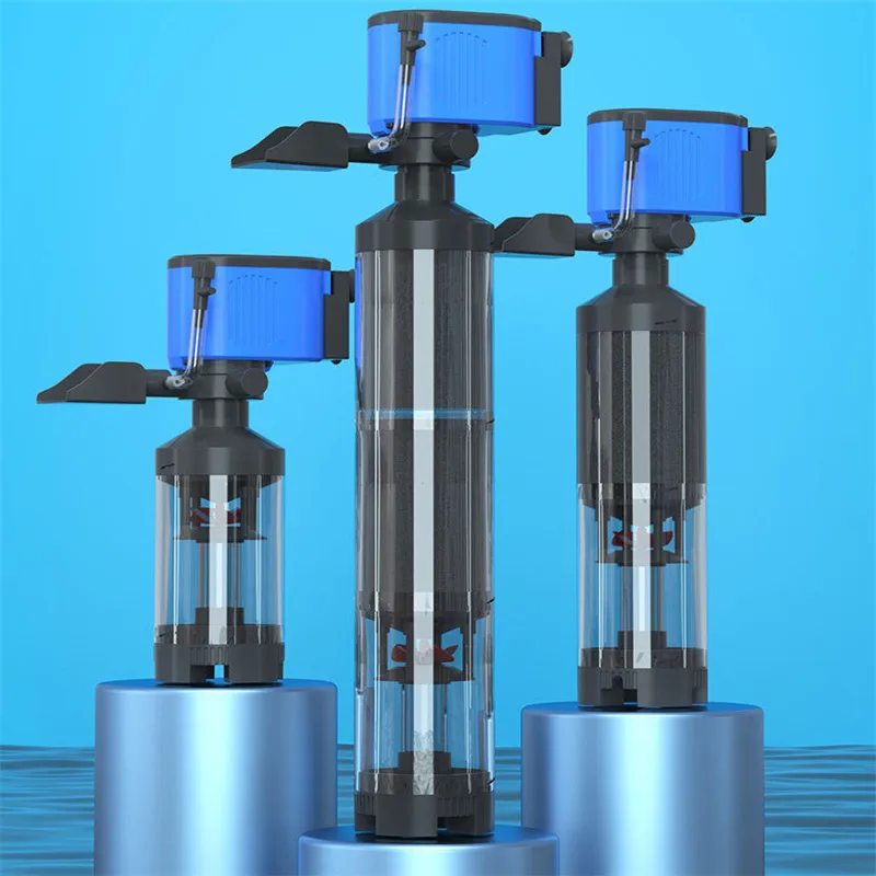 

5 in 1 new filter Fish tank toilet filter bucket Fish waste collection filter pump