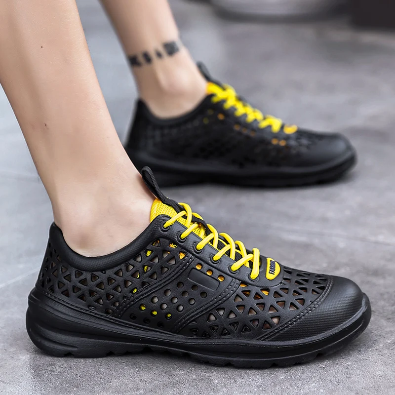 

2023 New Upstream Shoes Summer Men Casual Sandals Quick-Drying Outdoor Walking Wading Shoes Fashion Hollow Out Breathable Shoes