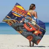 Beach Towel Microfiber Sand Free Quick Dry Soft Sandproof Pool Towels Gift for Anime Blaze and the Monster Machines Women Travel 2