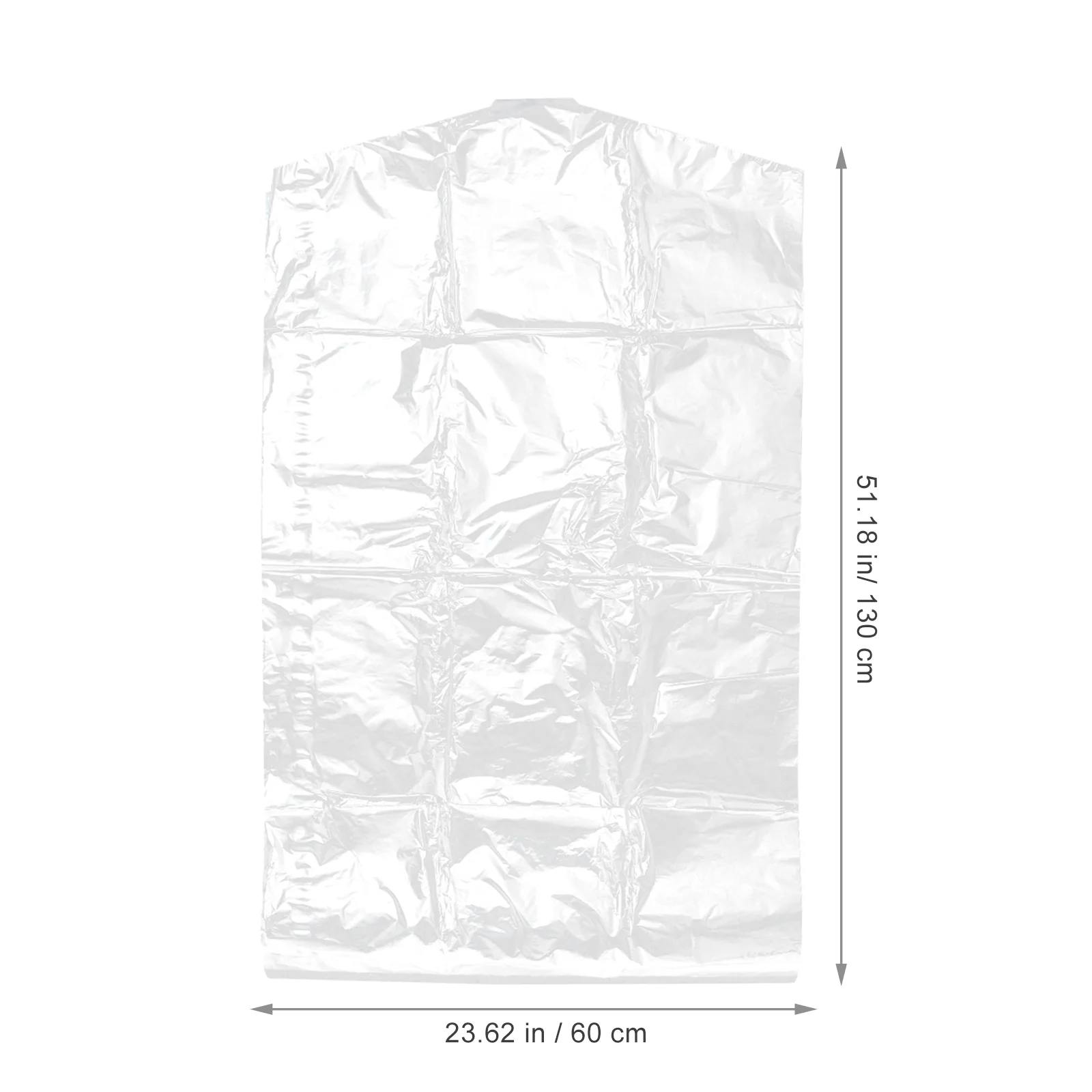 가정용 야외 의류 먼지 커버, 투명 플라스틱 의류 가방, 일회용 방진 보관 가방, 60x90cm