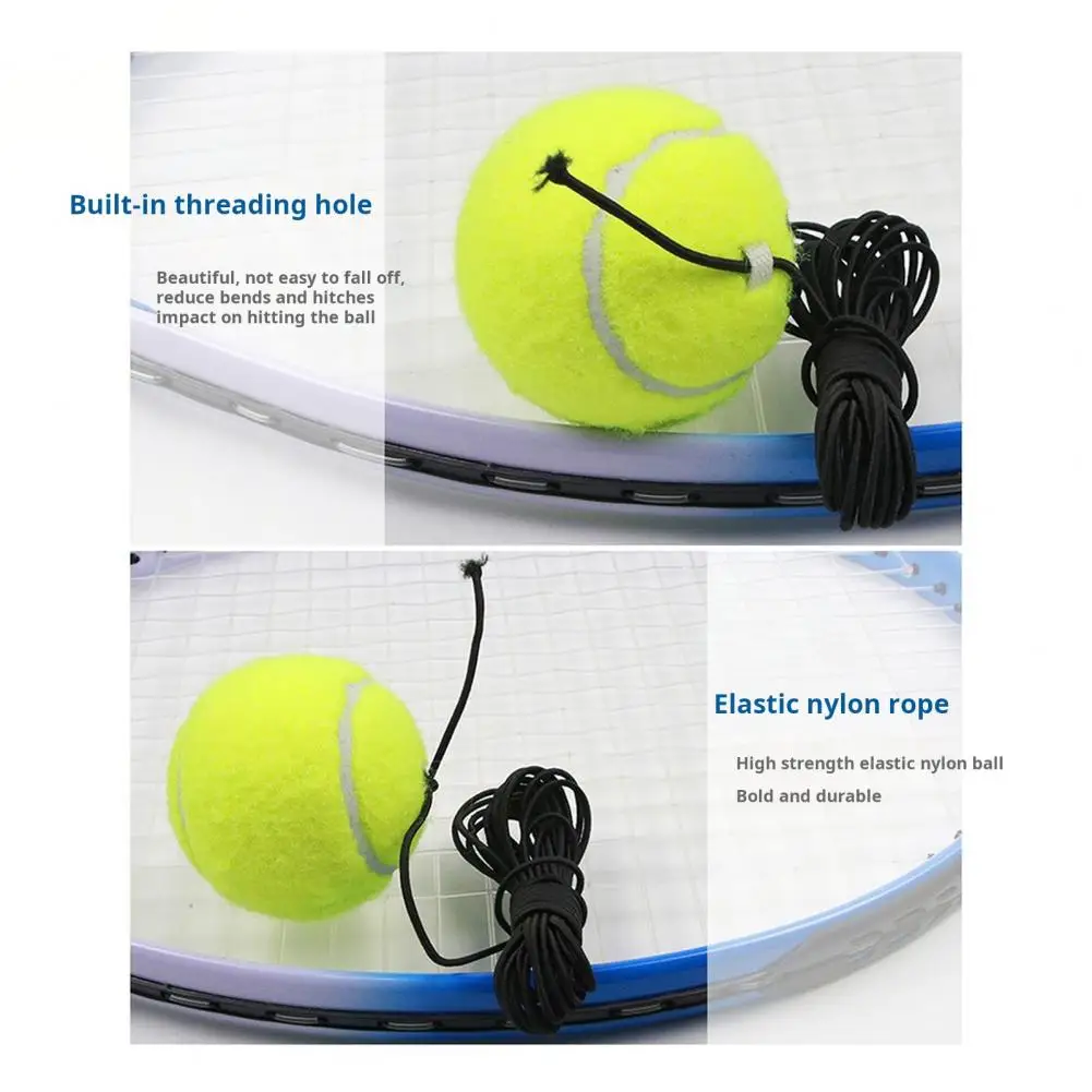 Solo Tennis Training Tool Solo Tennis Rebounder Set for Adults Kids Practice Training Tool with 2 Balls Trainer for Self