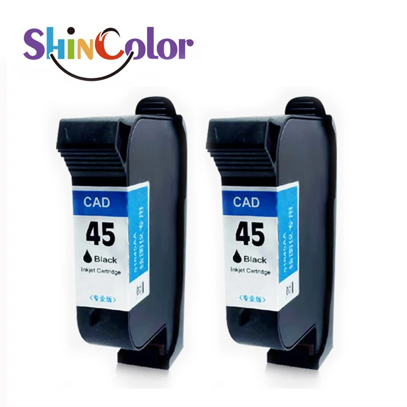 Cartouche Encre HP 45 Compatible - Référence 51645A - Haute Capacité Noir