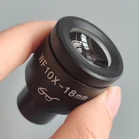 WF10X High Eye Point Wide-angle Eyepiece Field of View 18mm Interface 23.2mm Metal Coating For Biological Microscope Accessories 6