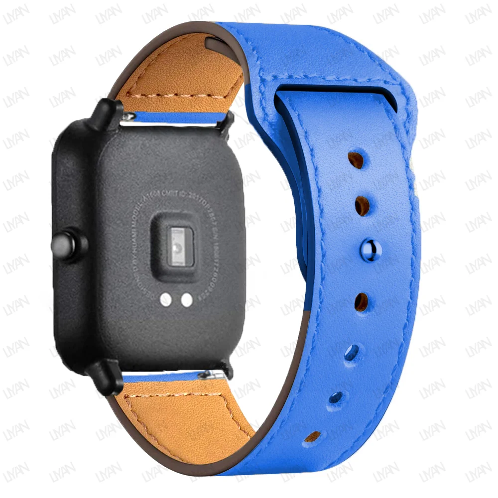 Premium Leather Watch Band - Elegant 20mm/22mm Strap Bracelet