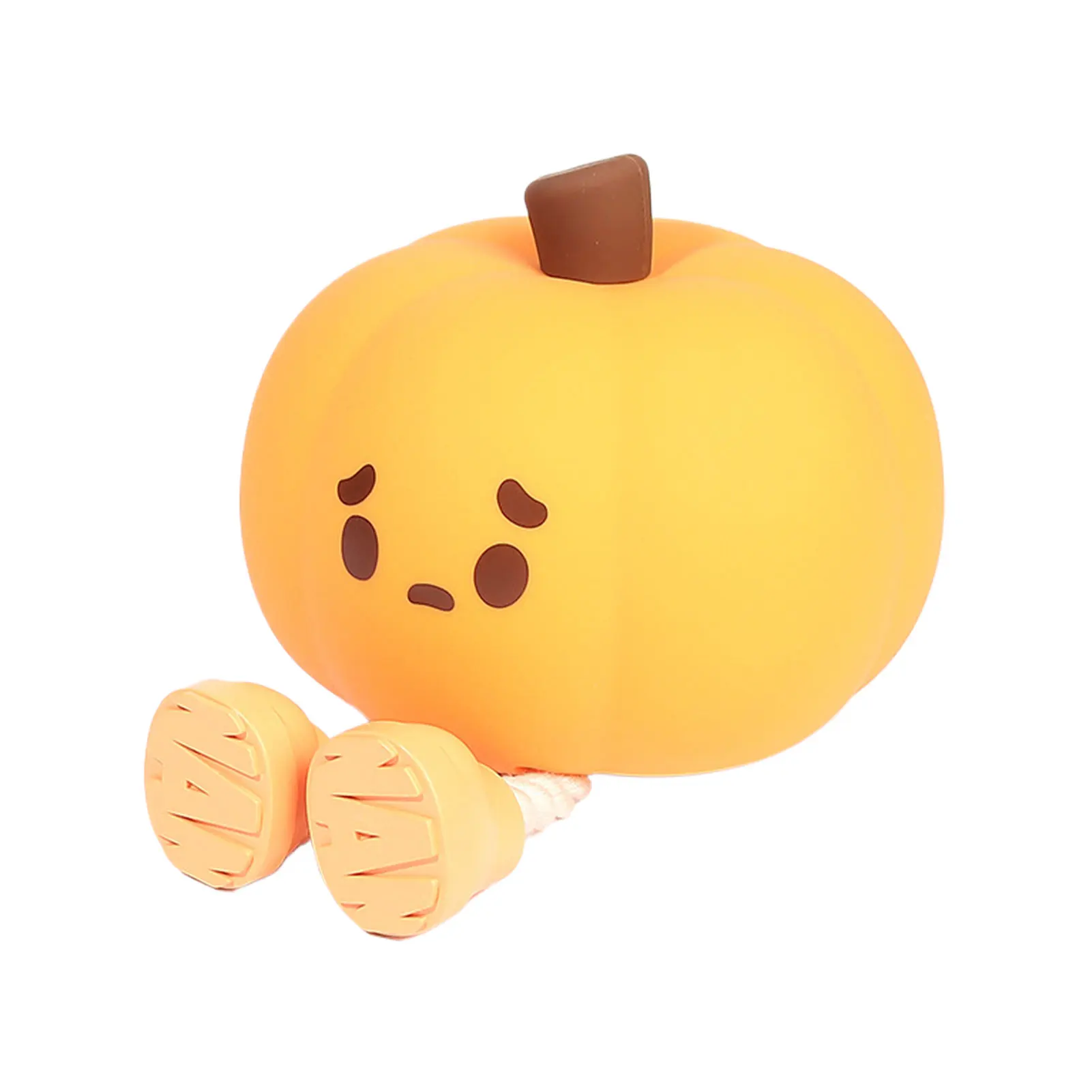 

Silica Gel Soft Glow Night Light For Kids Room Decor With Cute Pumpkin Decoration Bedroom Lamp Gift
