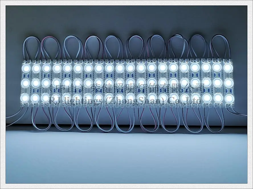 LED Module LED module injection DC12V 1.2W 3 led 150lm 60mm*13mm aluminum PCB super for sign 3 year warranty high bright