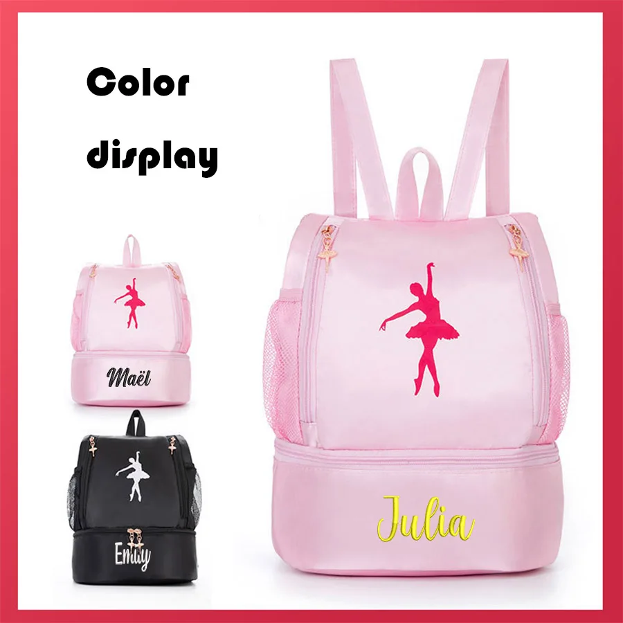 

Personalized Embroidery Dance bag Storage bag gym bag High capacity Waterproof With Adjustable Strap Travel bag Nylon bag