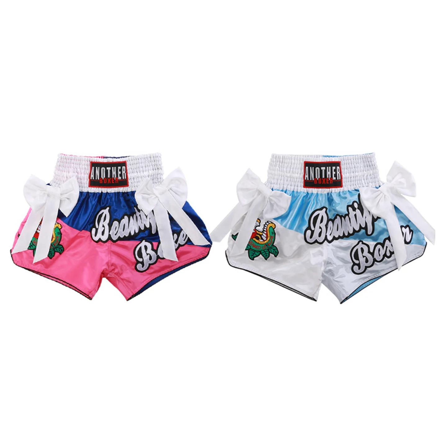 Muay Thai Shorts Free Fighting Shorts Women's Training Professional Fighting Short Head Men's Boxing Pants