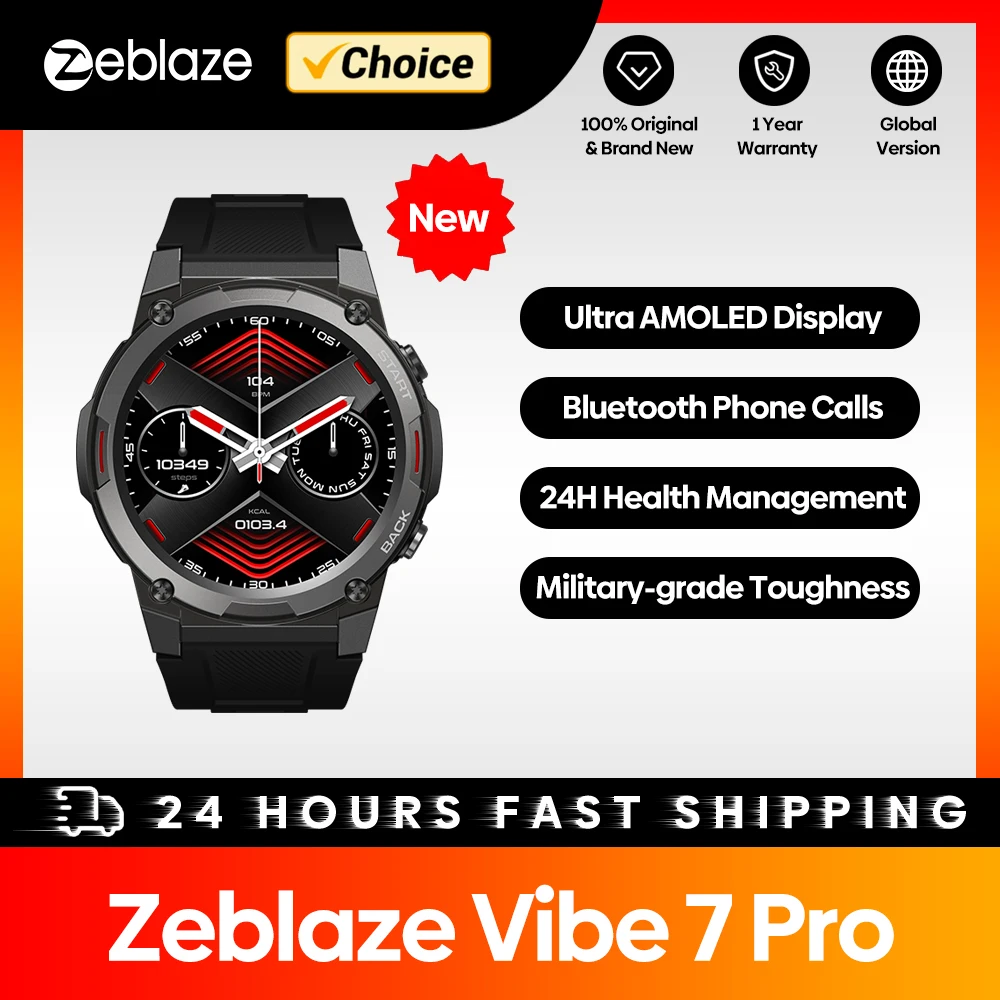 Reloj inteligente Zeblaze VIBE 7 Pro Plata