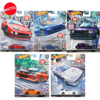 남아용 오리지널 핫 휠 자동차 1/64, 다이캐스트 로닌 런 마쓰다 RX7 FC 팬덤, 닛산 도요타 장난감, 모델 컬렉션 생일 선물