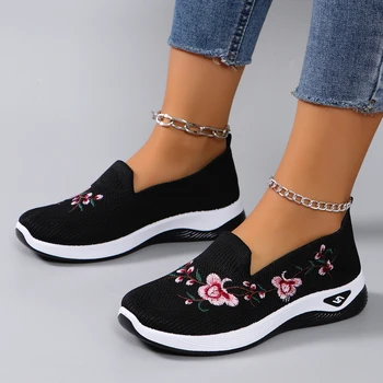 Women's summer breathable mesh flat shoes,women's shoes,casual sneakers shoes, clearance free shipping 1