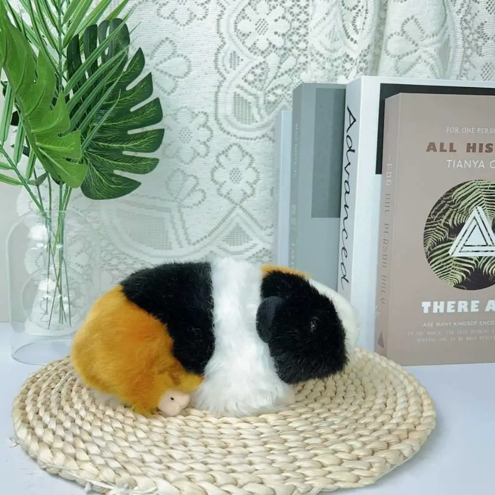 Cartoon Stuffed Animals Guinea Pig Stuffed Simulation Real Life Plush Mouse Dolls Fluffty Cute Dolls Hamster Doll Children Gift