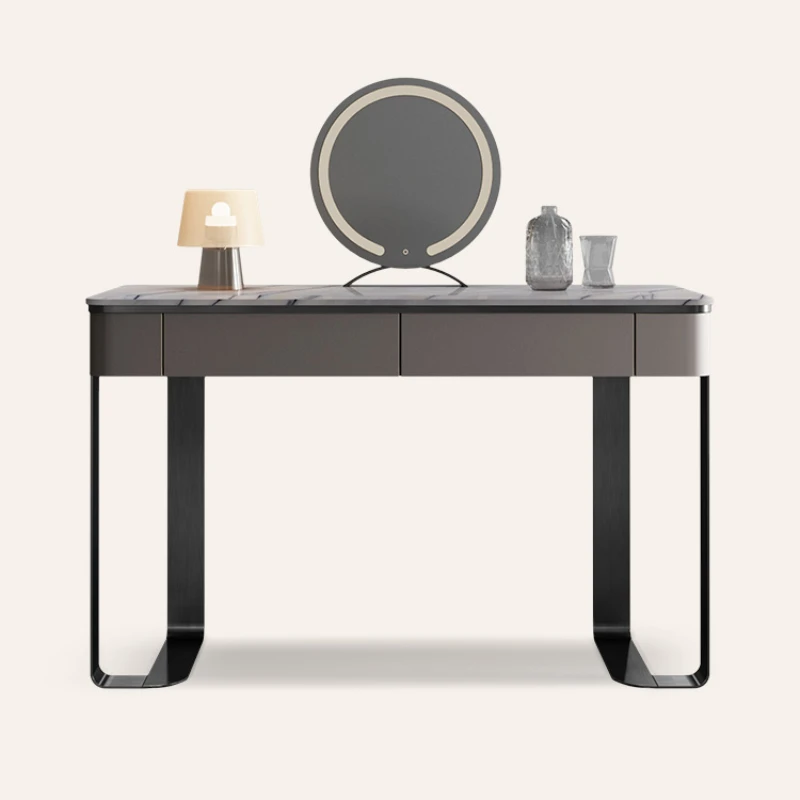 

Italian dressing table natural marble villa dressing table luxury and high sense.