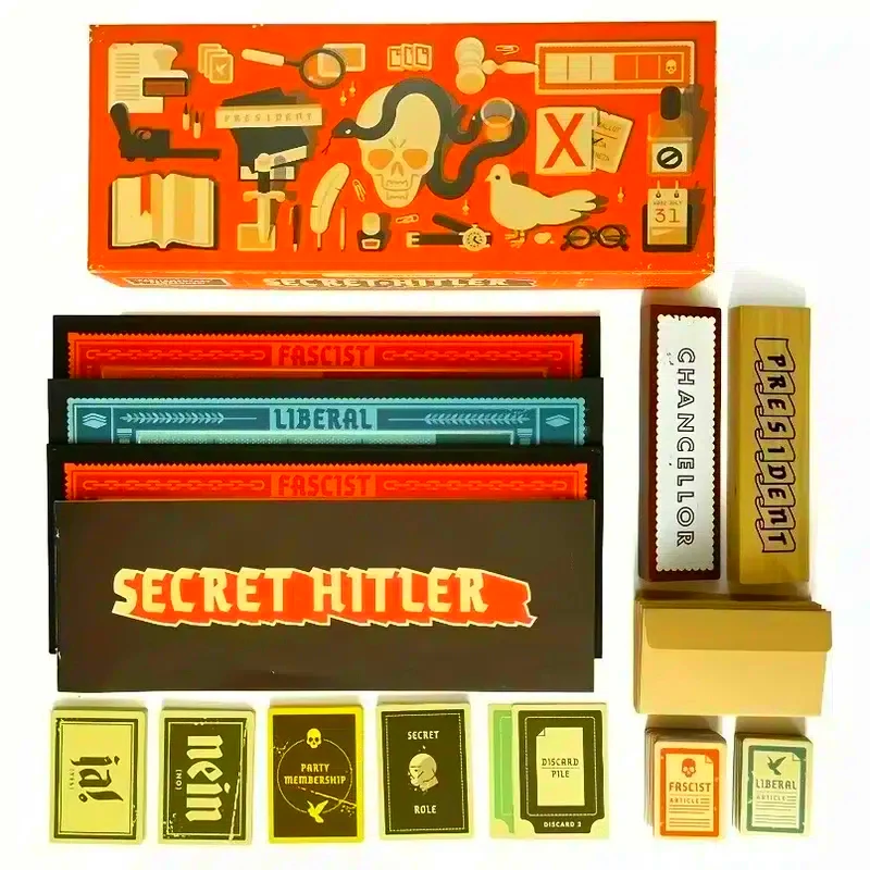 Secret Hitle Board Game Card Game Party Game Puzzle Game 6