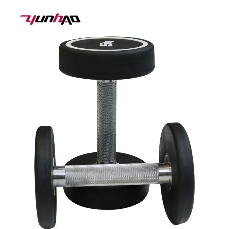 Home Gym 2.5-50 KG PEV Round Dumbbell Set For Strength Training