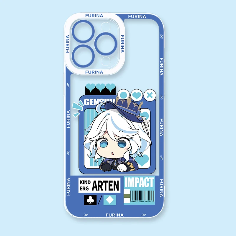 Genshin Impact Themed Smartphone Case - Stylish and Durable Design