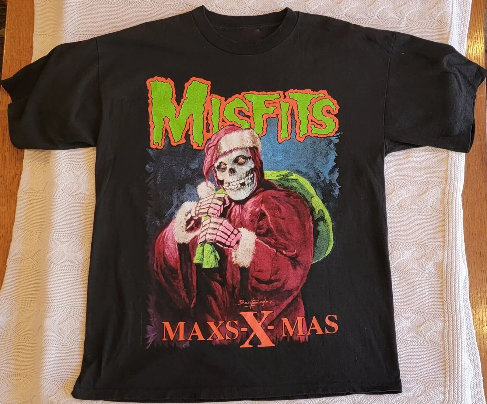 Vintage Misfits Maxs Christmas Tree Shirt Lover S-4Xl Tt2580 Maniche Lunghe