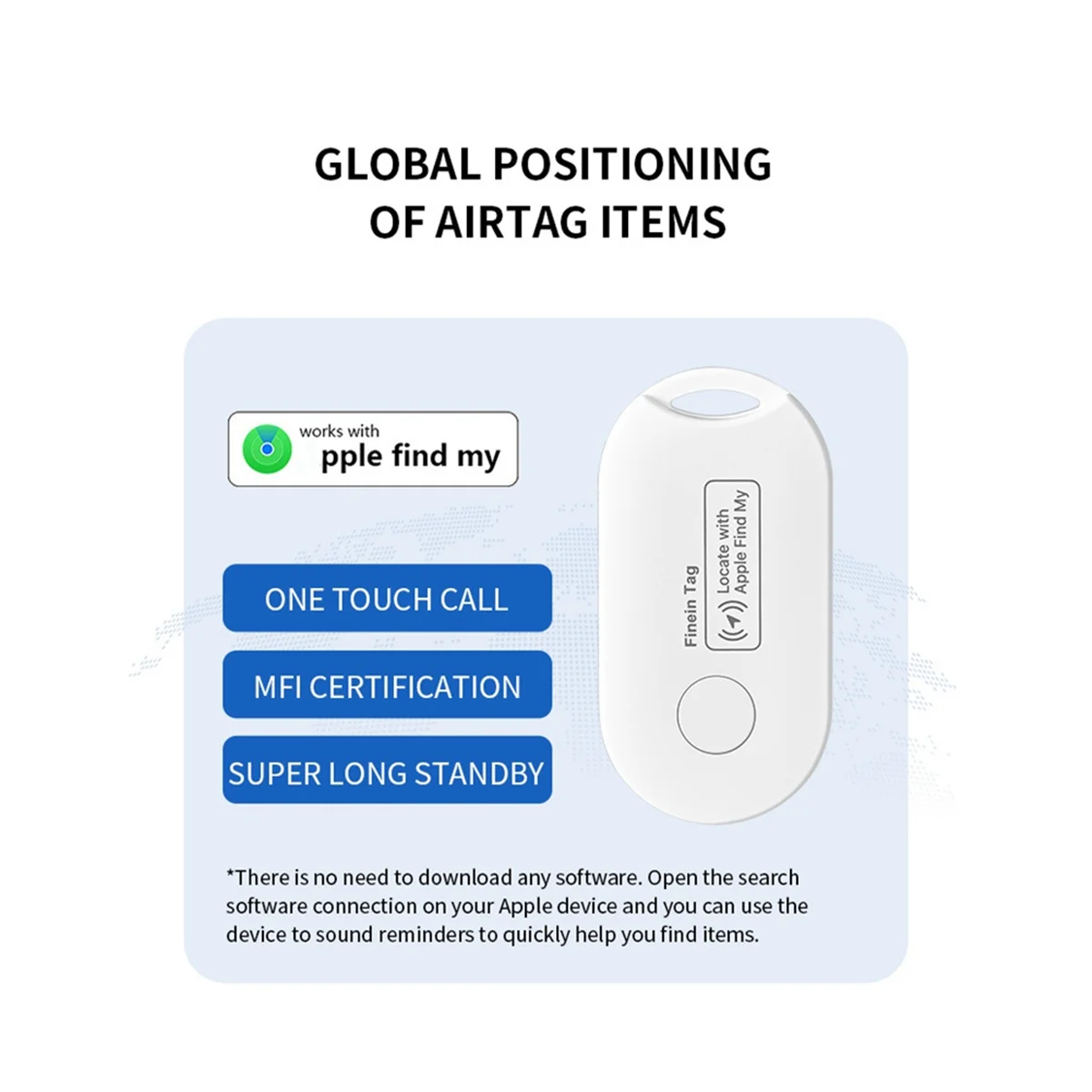 Hot sale GPS Tracker Smart Tag Bluetooth Locator Tracking Device Item Finder for Keys Wallet Luggage Pets for //