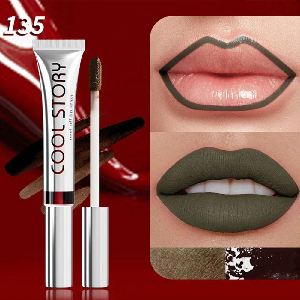 Lip Makeup Set, Built-In Lip Liner Outline + Matte Lip Gloss Fill In, Non-Drying Rich Color Payoff Multi-Task Lip Cosmetic - 2