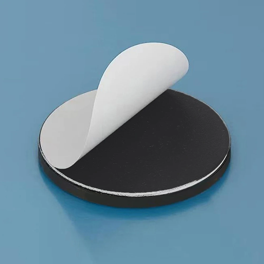 Self Adhesive Magnets Flexible Magnetic Dots Stickers Rubber 20x2mm Round 50/250PCS