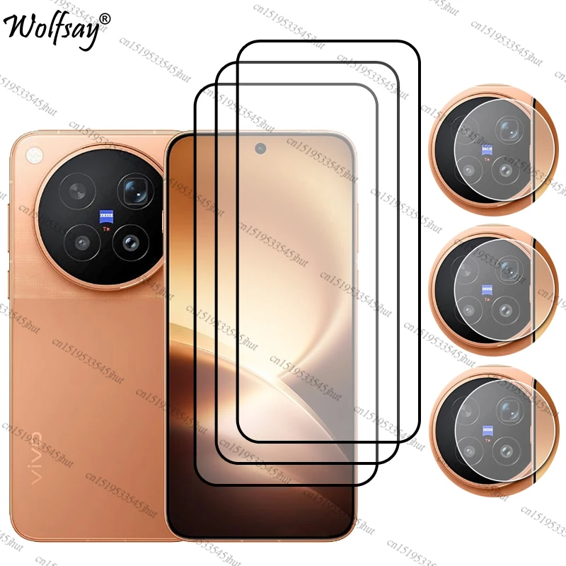 Premium Full Cover Tempered Glass Screen and Camera Protector