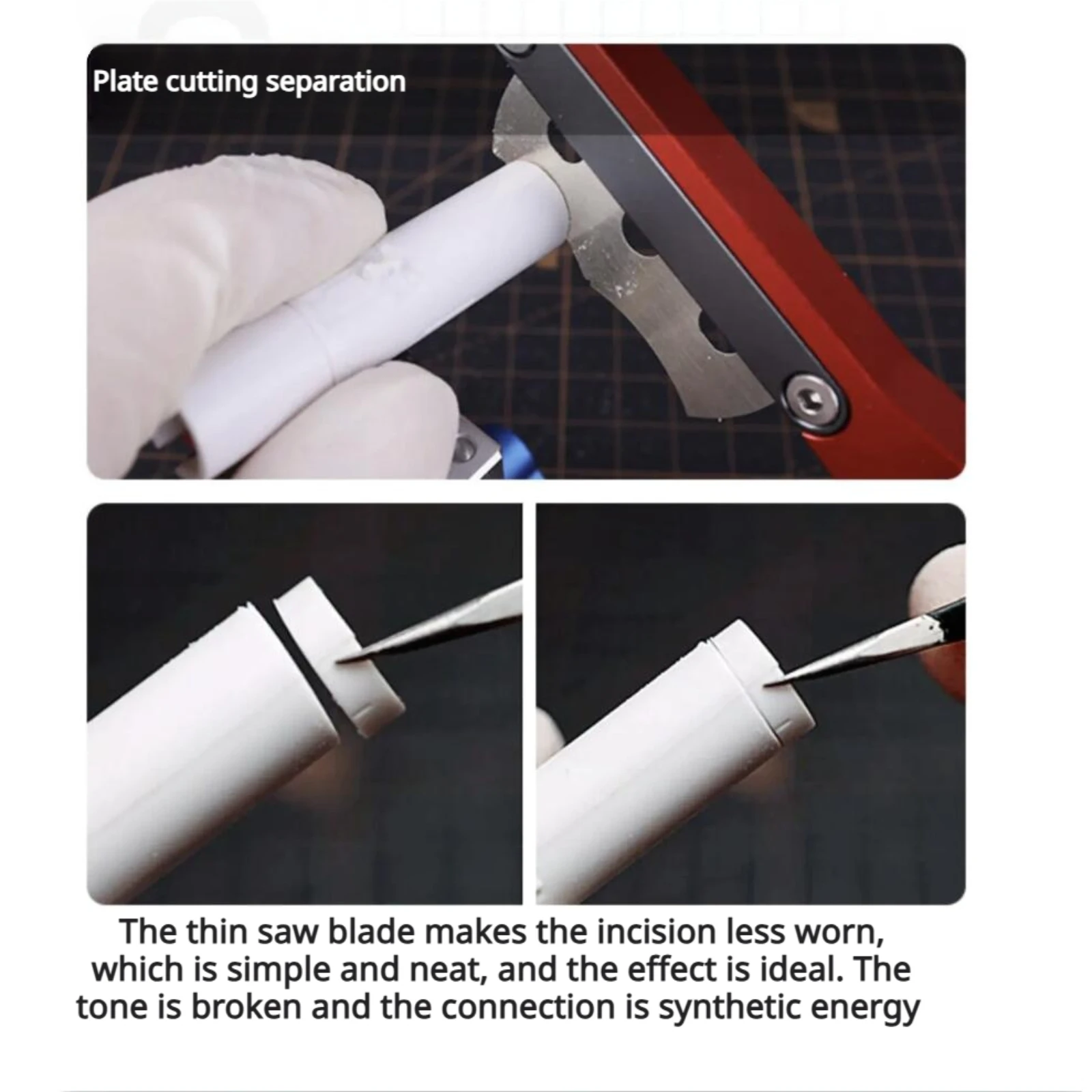 Ustar UA-92613 Light Alloy Hobby Saw 5 Saw Blades Tool Set Cutters for Gundam Model Cutting Tools Model DIY Building Tools