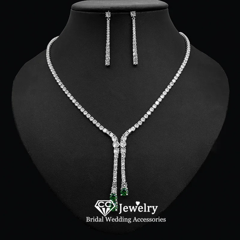 Cc Simple Design Jewerly Set Wedding Accessory Women Bijoux Bridal