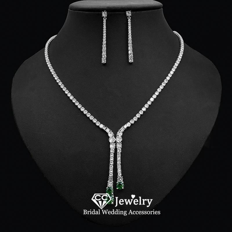 Cc Simple Design Jewerly Set Wedding Accessory Women Bijoux Bridal