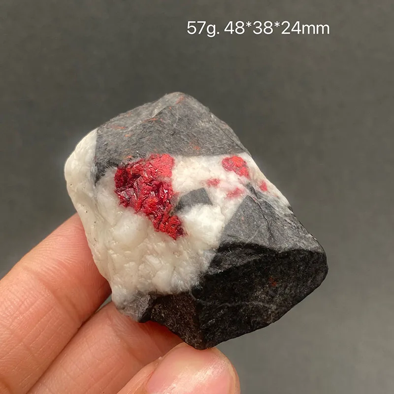 

100% natural cinnabar raw stone mineral specimen healing crystal gemstone collection