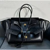 Brand Lock Tote Bag New Rodeo Women Bag Fashion Simple Handbag Women Large Capacity Shoulder Bag Commut Spacious Wing Shape Bags 2