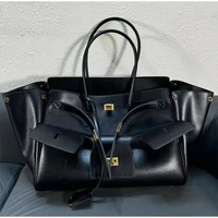 Brand Lock Tote Bag New Rodeo Women Bag Fashion Simple Handbag Women Large Capacity Shoulder Bag Commut Spacious Wing Shape Bags 2