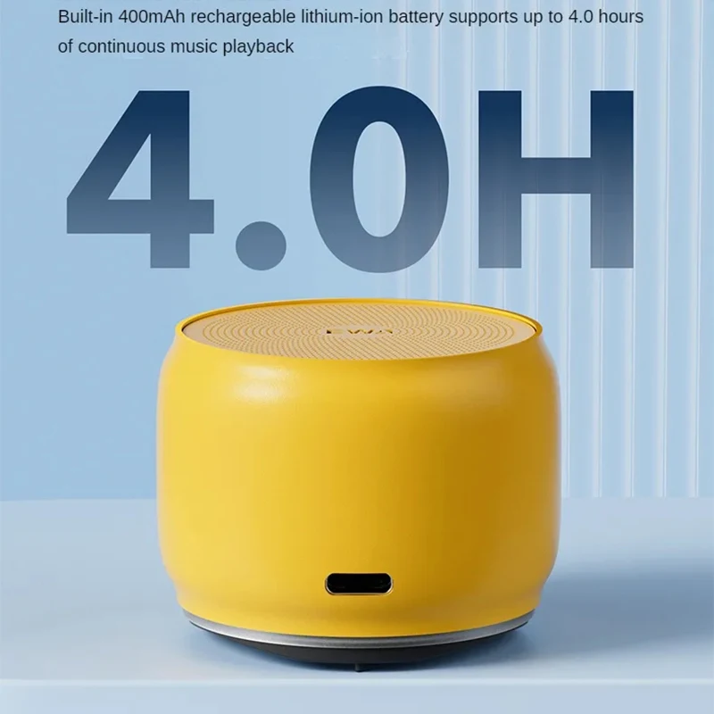 EWA Mini Portable Bluetooth Speaker - Aluminum Alloy, Deep Bass, High Volume, Indoor/Outdoor Wireless Sound System